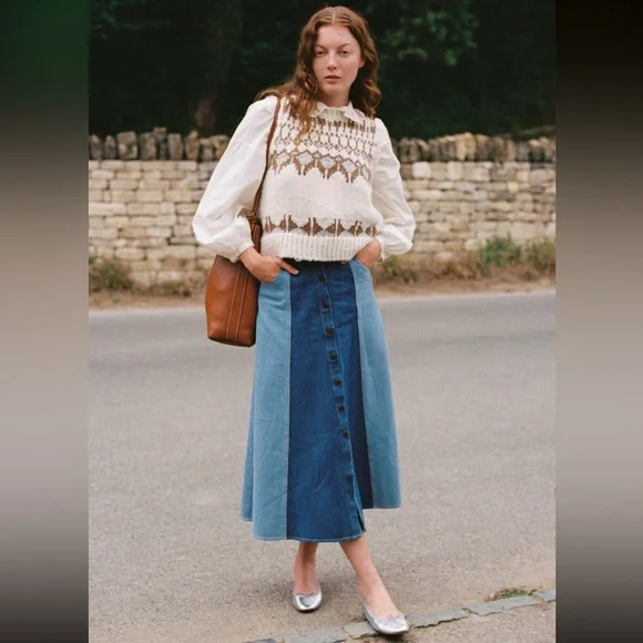 NWT Christy Dawn the Emmi Vest in Snowflake XS - Picture 3 of 8